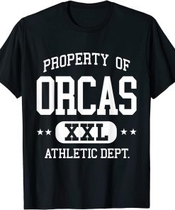 Orcas Retro Athletic Property Dept Funny T-Shirt