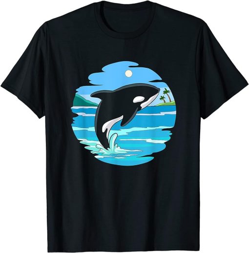 Orca Whale Cute Ocean Wildlife Killer Whale T-Shirt