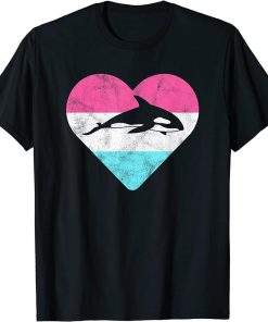 Retro Vintage Orca Gift for Women or Girls T-Shirt