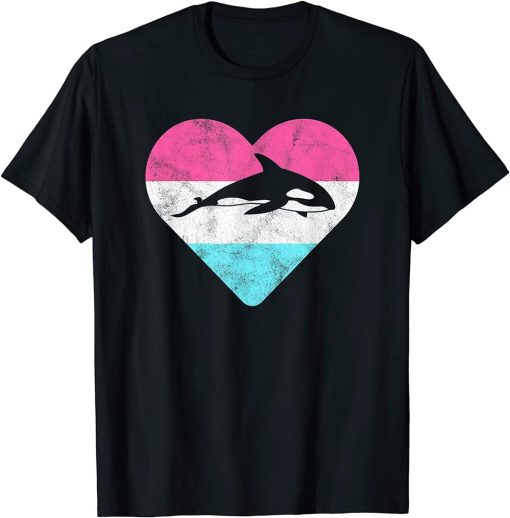 Retro Vintage Orca Gift for Women or Girls T-Shirt