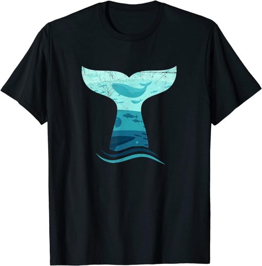 Whale Tail in Waves | Orca Ocean T-Shirt