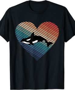 Orca Whale Killer Whale Vintage Funny T-Shirt