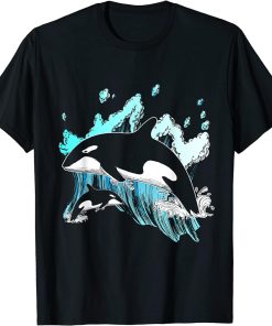 Killer Whale Ocean Lover Gift Idea Men Boys Kids Orca T-Shirt