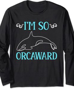 Funny Orca Lover Graphic for Women Men Kids Whale Long Sleeve T-Shirt