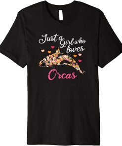 Just a girl who loves orcas Premium T-Shirt