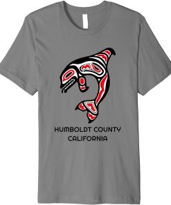 California Humboldt County Native American Orca Killer Whale Premium T-Shirt